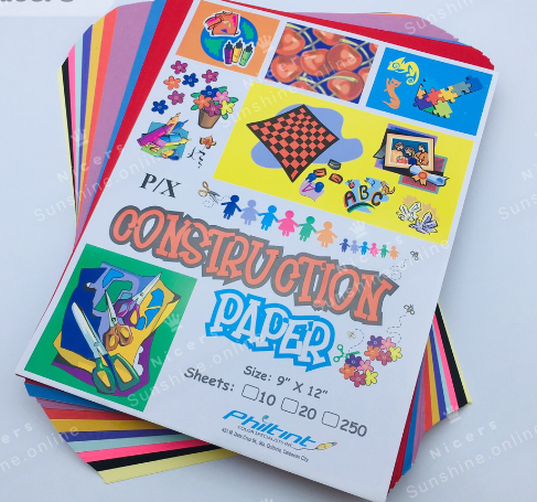 Construction Paper Class A Assorted Color 9X12" 250'S