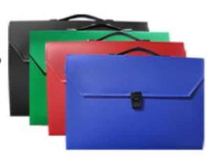 Expanding file envelope long with handle (File Organizer, Plastic, Long)
