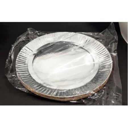 Paper Plate 9" Silver 20'S