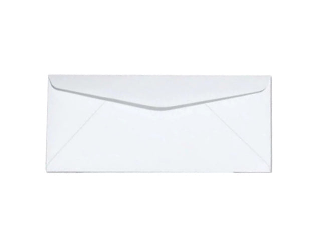White Mailing Envelope Long Paper Fox 10 2X 4 1/2 x 9 1/2 Bond 70Gsm