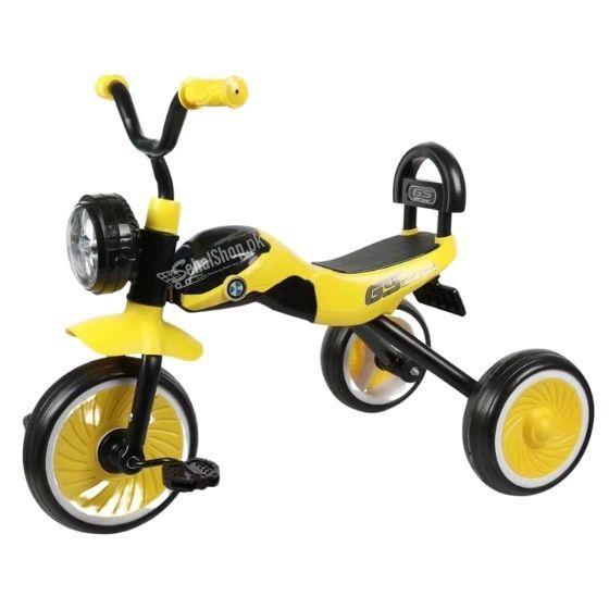Black And Yellow Three Wheeler Kids Tricycle (Bike)