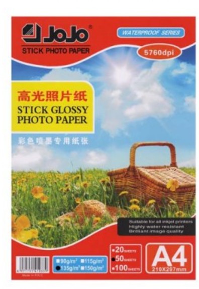Sticker Paper  A4 Glossy (135GSM) 20'S