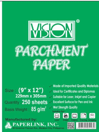 Vision Parchment Paper (Certificate Paper)