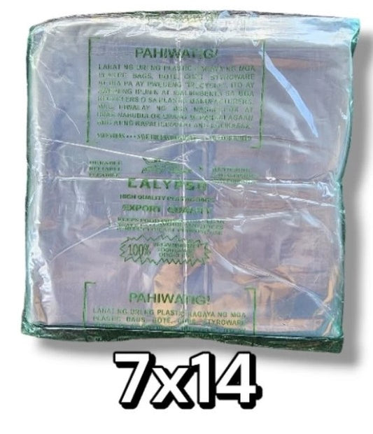 Calypso PP Plastic Bag 7x14 Inches