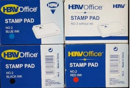 Stamp pad no.2 (hbw office) with ink