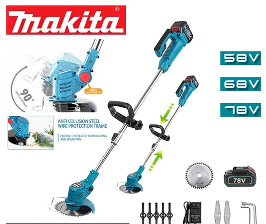 Makita 78V Electric Cordless Mower Rechargeable Portable Mower Electrical Garden Trimming Tool