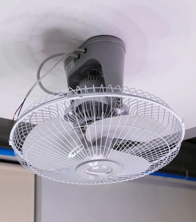 Astron SATURN 16" Orbit Fan - Gray | Strong Plastic Blade | Powerful Cooling | 50W(Electric Fan, Ceiling, Mount, Orbit Fan)