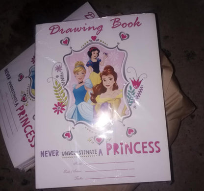 Drawing Book Assorted Character Princess