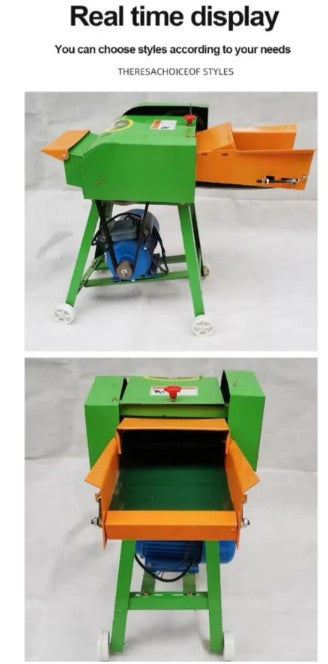 Ensilage Machine (Shredder Forage Chopper Chaff Cutter Silage Cutter for Farm and (Agriculture Heavy Duty( full set))