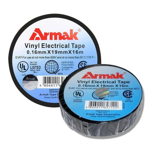 Armak Vinyl Electrical Tape - (0.16Mm X 19Mm X 20M)