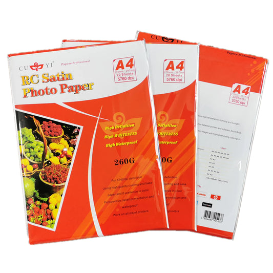 Photopaper Satin A4 Size  260GSM