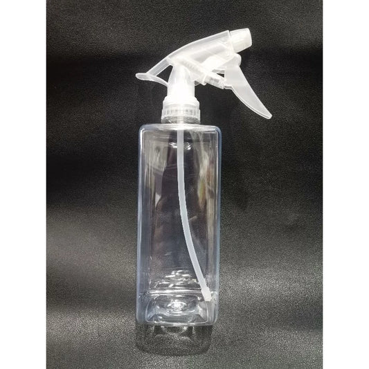 500ml Square CLEAR Spray Bottle