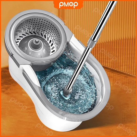 Mop with spinner heavy duty and Bucket