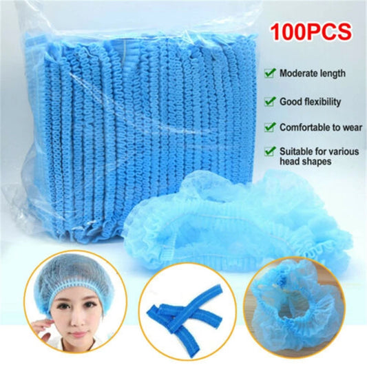 Shower Cap Disposable Head Cap Medical (Non Woven Cap Surgical Cap) 100'S